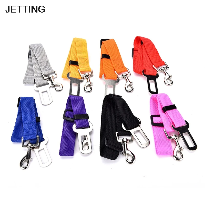 

1pcs Cat Dog Car Safety Seat Belt Harness Adjustable Pet Puppy Pup Hound Vehicle Seatbelt Lead Leash for Dogs Car Accessories