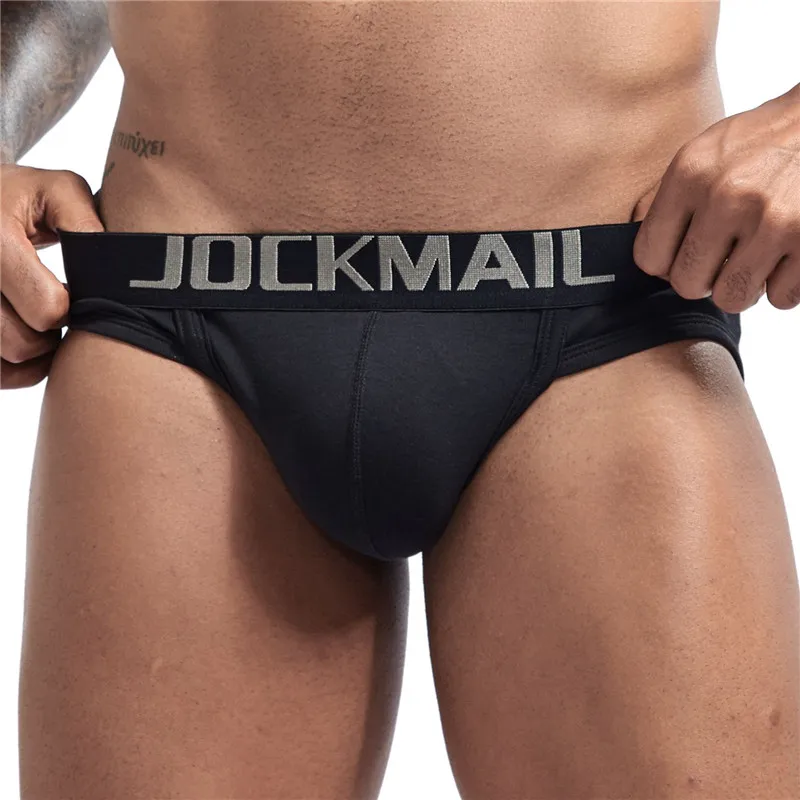 Трусы брифы JOCKMAIL мужские пикантное нижнее белье трусы бикини шорты из хлопка