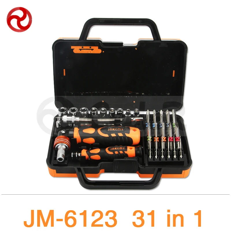

JAKEMY 31 in 1 Stainless Steel Screwdriver Set iPhone Smartphone Laptop Computer Electrical Precision Removal Repair Tool Kit