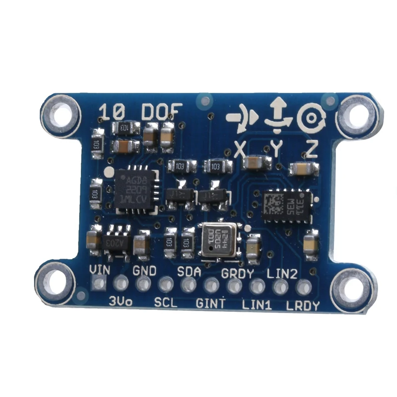 10DOF IMU Breakout L3GD20 LSM303 BMP180 отношение сенсор 3 оси модуль гироскопа и Прямая поставка