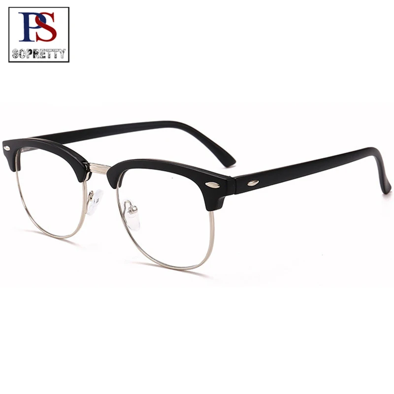 

Women Light Shield Computer Reading Glasses - 0.0 Magnification Low color distortion Classic Matte Black Frame Eyeglasses S0316