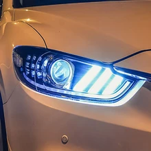 2 шт. светодиодный фары для Mazda 6- светодиодный автомобильный фонарь ангельские глазки ксенон HID комплект Противотуманные фары светодиодный дневные ходовые огни