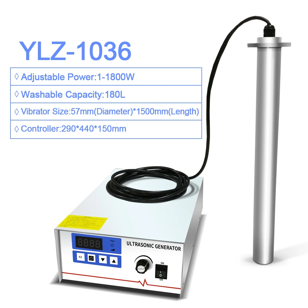 

Digital 1800W Ultrasonic Cleaner Input Vibration Shock Stick Mold Degreaser Mainboard Ultrasound Bath Cleaning machine Generator