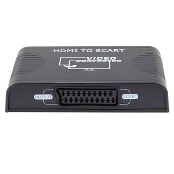 

1080P HD HDMI to Scart Converter HDMI input + Scart output Audio Splitter Adapter for Blue Ray DVD STB SKY TV
