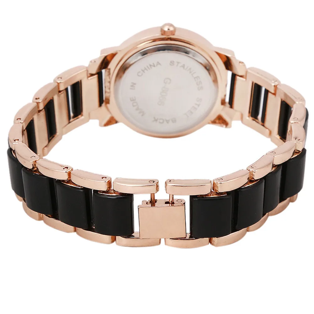 Роскошные часы для женщин керамический из нержавеющей стали часы с браслетом-ремешком Элегантные Дизайнерские аналоговые кварцевые Мода циферблат женский