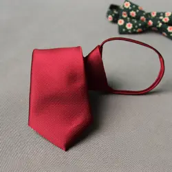 Mantieqingway 6 см галстук для шеи для мужчин/женщин тонкий узкий ленивый галстук легко для галстуки для мужчин черный узор Галстуки для костюма