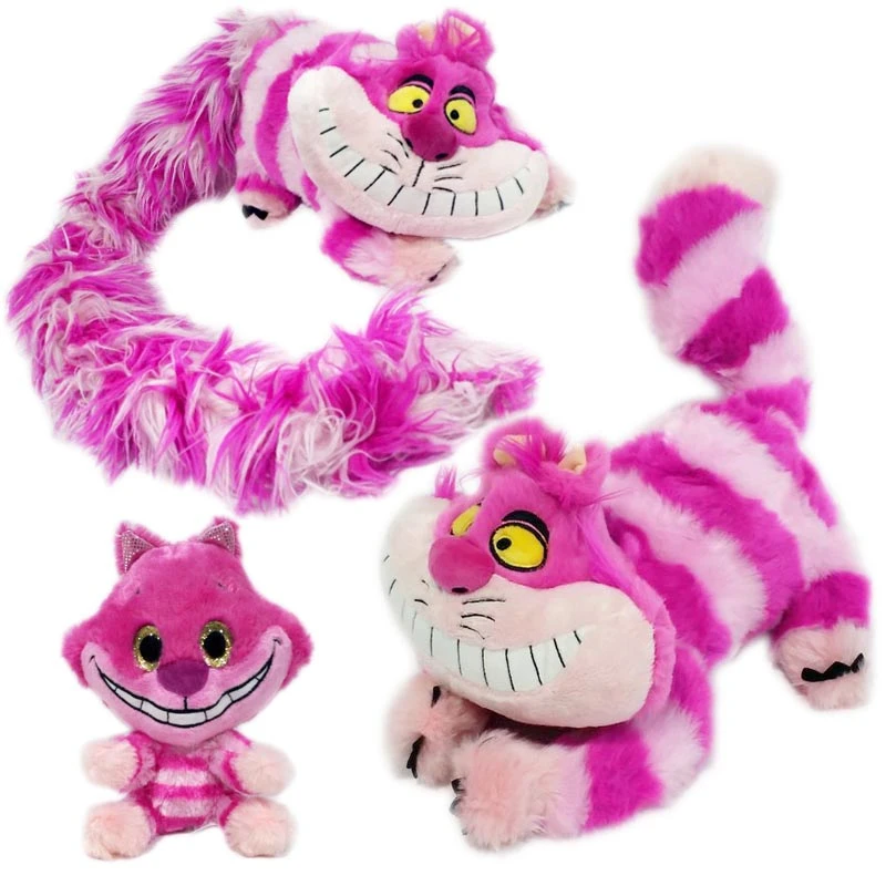gato sonriente peluche azul