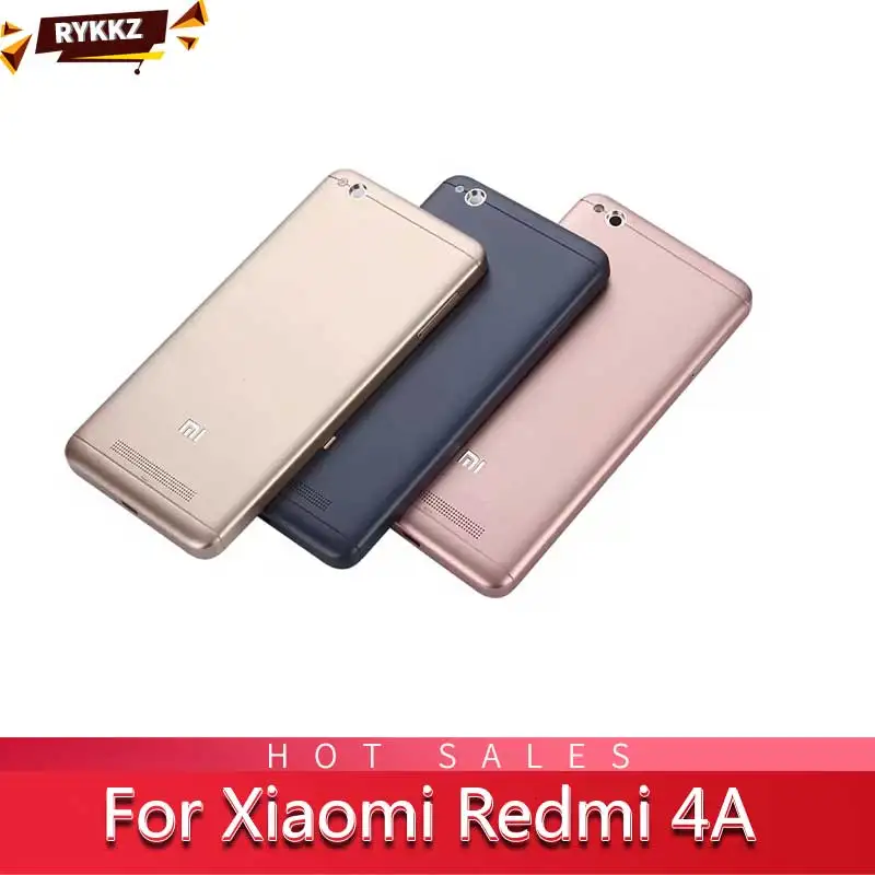 

Official Original Back Battery Cover For Xiaomi Redmi 4A Hard Plastic Case Housing Replacement Parts + SIM Card Slot Tray