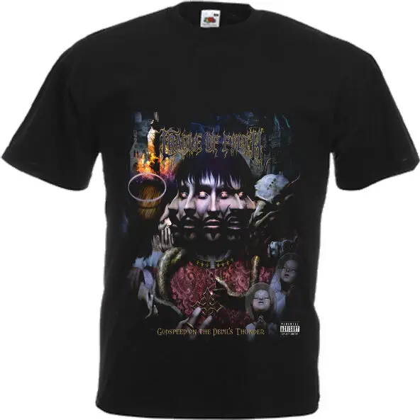 

NEW T-SHIRT"GODSPEED ON THE DEVIL'S THUNDER CRADLE OF FILTH"DTG PRINTED TEES:3XL