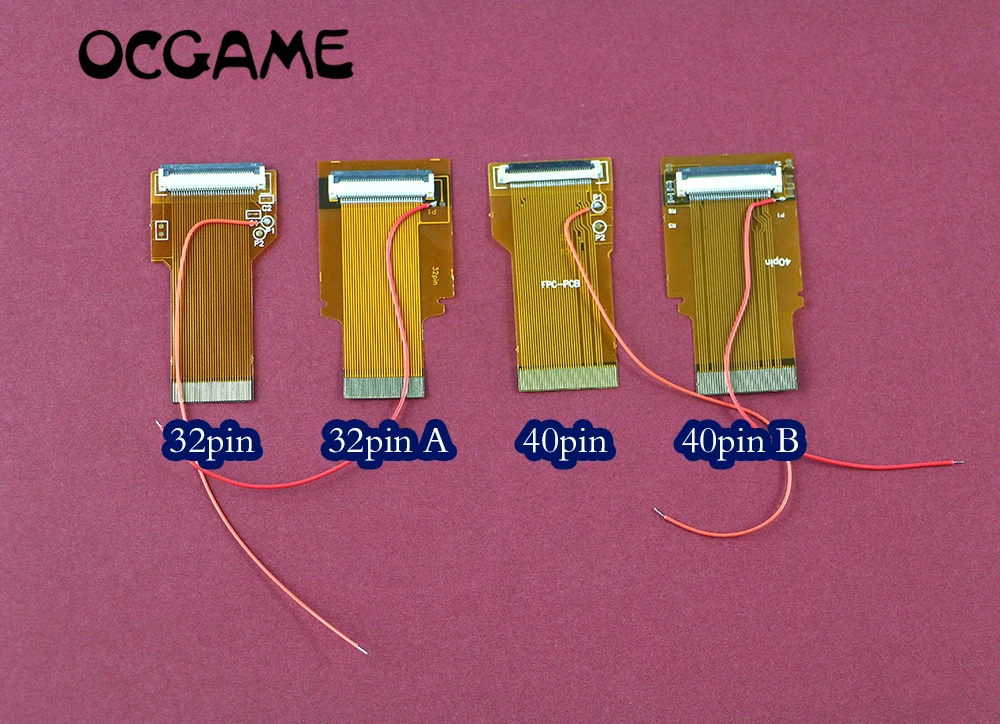 OCGAME 5 шт./лот DIY модифицированный яркий ЖК ленточный кабель с подсветкой для GBA 40