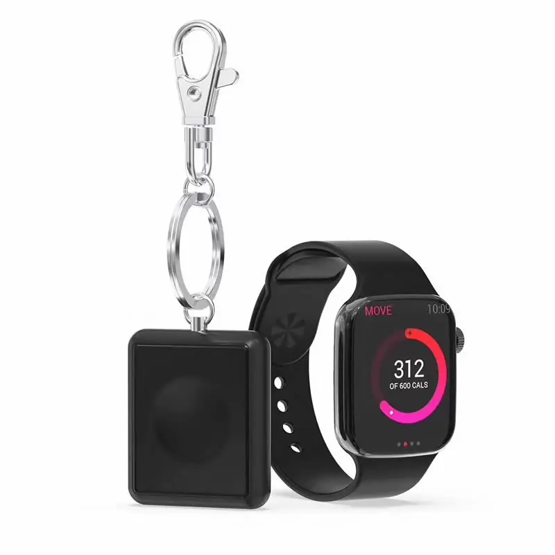 Кольцо для ключей магнитное Беспроводное зарядное устройство Apple Watch Series 4 3 2 1