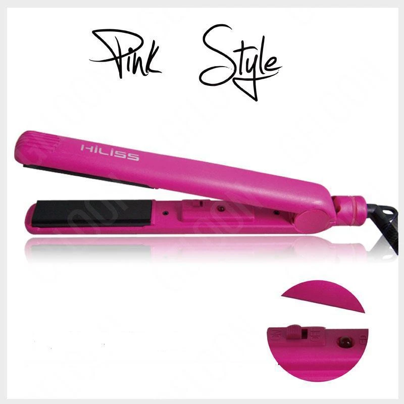 Hiliss ストレート ヘアーストレートアイロン チタン トルマリンセラミックイオン タンパク質1 毛矯正フラット アイアン Straightening Products Straighten Hairstraightener Pink Aliexpress