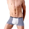 4PCS/Lot Men Underwear Cotton Breathable Soft Underpants Male Striped Boxer Shorts Sexy Boxers Plus size L,XL,XXL,XXXL For Men 3