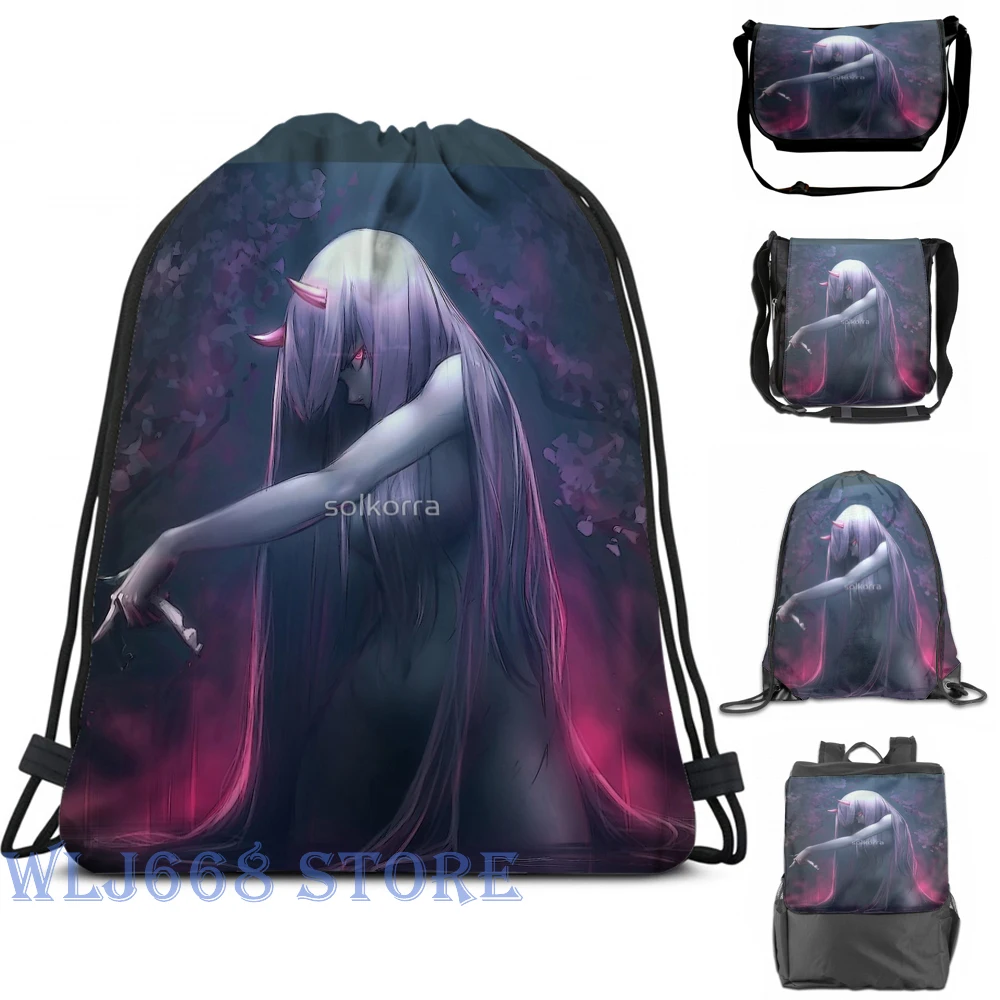 Забавные сумки через плечо с графическим принтом для женщин Zero Two Darling in the FRANXX