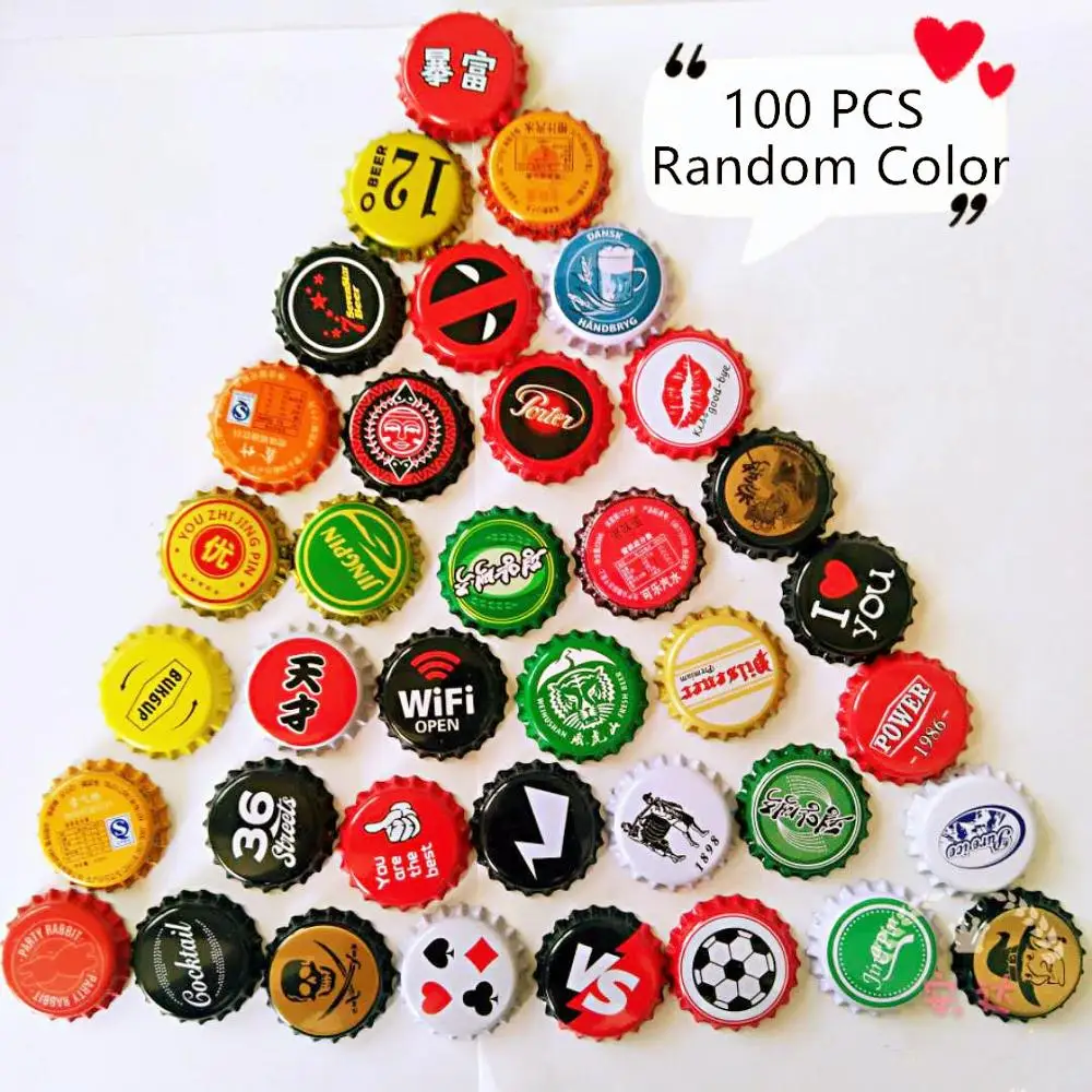 Decoration Beer Bottle caps Metal tin Craft cocktail caps beverage caps