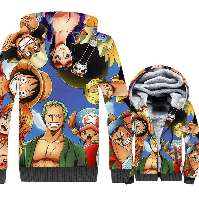 One Piece 3D Print Hoodie Men Luffy Zoro Nami Usopp Sanji Chopper Robin