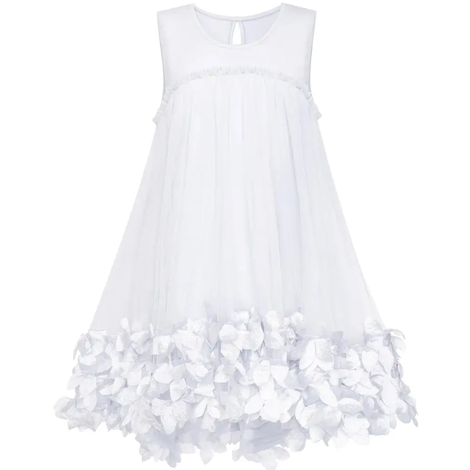 white cotton sundress wedding