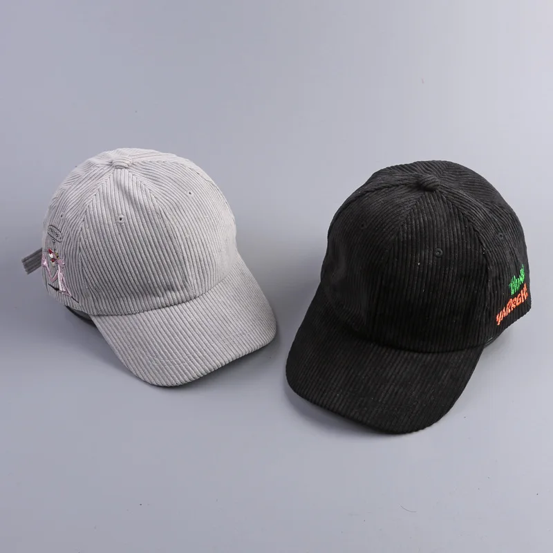 2018 Rushed Gorra Neymar Pokemon Go And Outdoor Sunshade Corduroy Embroidered Panther Alphabet Baseball Cap In Autumn Winter 