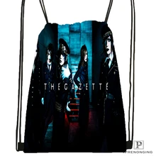 Custom Yruha the Gazette походная сумка на шнурке милый рюкзак для детей(черная спинка) 31x40 см#180531-04-11