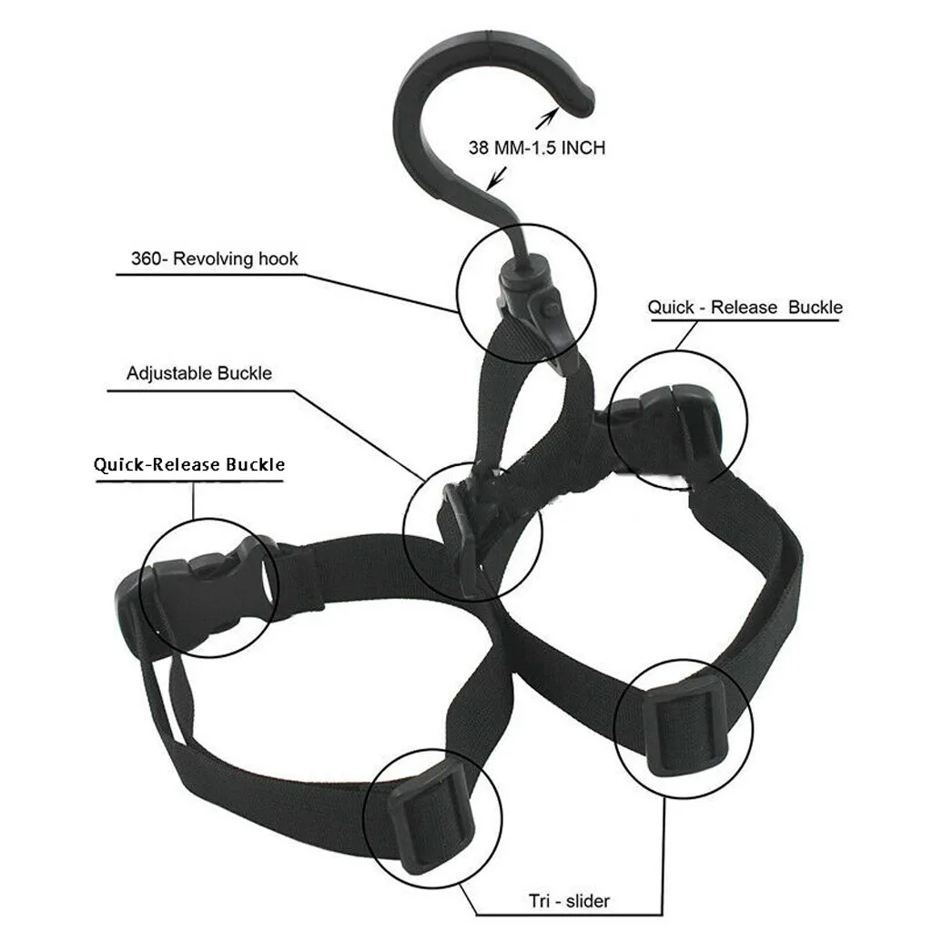 1 шт. нейлоновая лента для подвешивания обуви крючок держатель для рыбалки Wader вешалка для обуви ремень для сушки Wader стойка регулируемая вешалка для хранения
