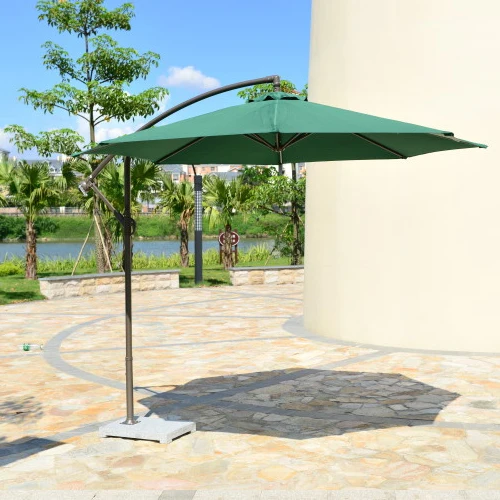 Cheap large outdoor umbrellas 3 m folded banana umbrella furniture, sun