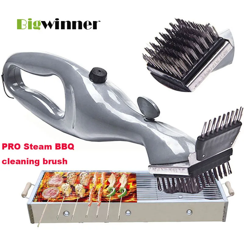Bigwinner Stainless Steel BBQ Cleaning Brush Multifunctional Outdoor Grill Cleaner With Steam