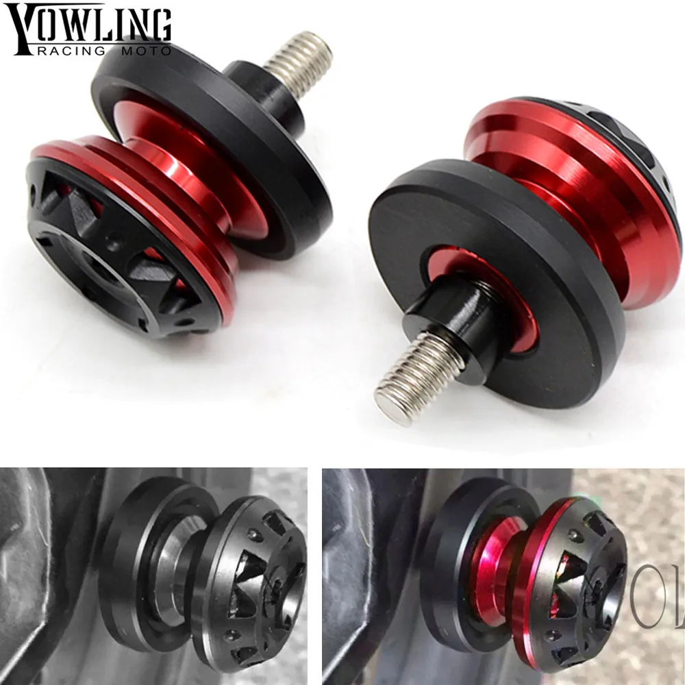 

Motorcycle accessories for yamaha MT-03 MT03 MT 03 MT09 MT07 MT10 YZF R3 R6 Swingarm Spool Sliders 6mm swing arm Spools Sliders
