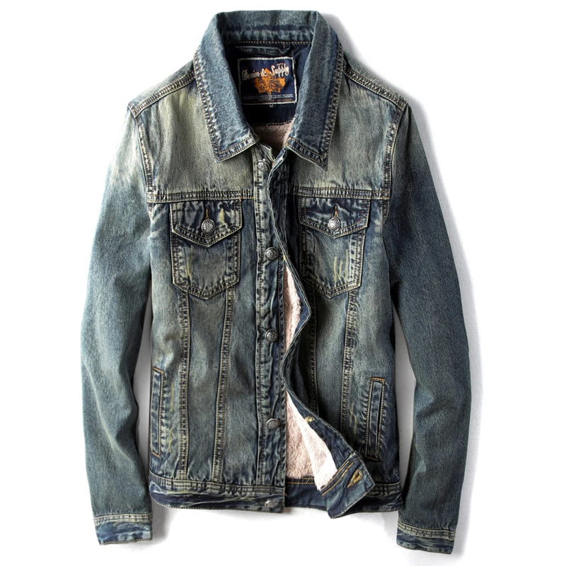 European Style Vintage Winter Velvet Coats Men's Jackets Outerwear Coat