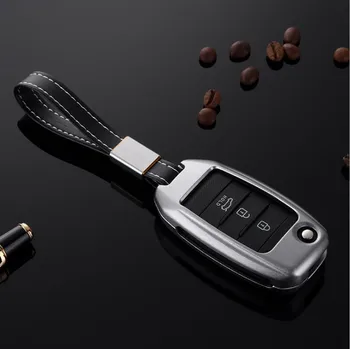 

Car Key Cover Case Holder For KIA KX5 KX-CROSS Forte K2 RIO K3 K5 Sportage Opatima Carens Cerato Sid Soul Seed Flip/Folding Key