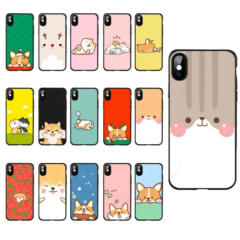 DREAMFOX M317 Черный Мягкий ТПУ силиконовый чехол для Apple iPhone 11 Pro XR XS Max X 8 7 6 6S Plus 5 5S 5G SE |