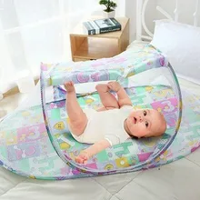 Детская кроватка Навес, противомоскитная сетка для Портативный дорожная кровать москитная ошибках сетки от комаров