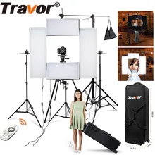 Travor 4in1 гибкий светодиодный светильник выстрел светильник 100w 5500K CRI 95 с 2,4G Беспроводной пульт дистанционного управления для портретной съемки