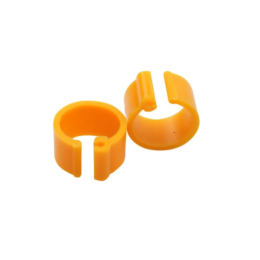 100 Pcs Inner Diameter 8mm Bird Pigeon Foot Ring Ten Colors Without Text Light weight Freedom Of Action Poultry Ring Bird Carry