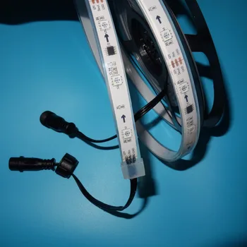 

5m DC12V WS2811 (10pixes/m) 150LEDs led digital strip;epoxy resin filled in the tube;IP68;with 13.5mm 3 core pigtail;WHITE PCB