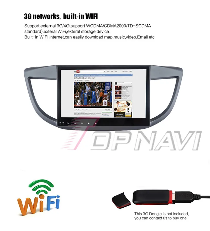 pioneer car headunit For Honda CRV 2012