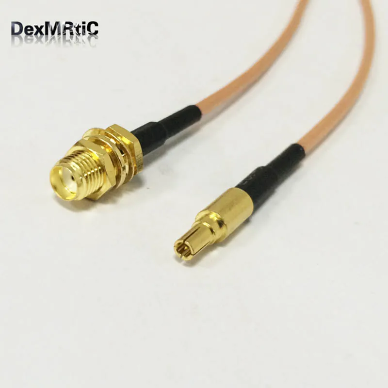 

RF SMA To CRC9 Pigtail Cable SMA Female Bulkhead To CRC9 Male straight pigtail adapter 15cm 6" for HUAWEI modem
