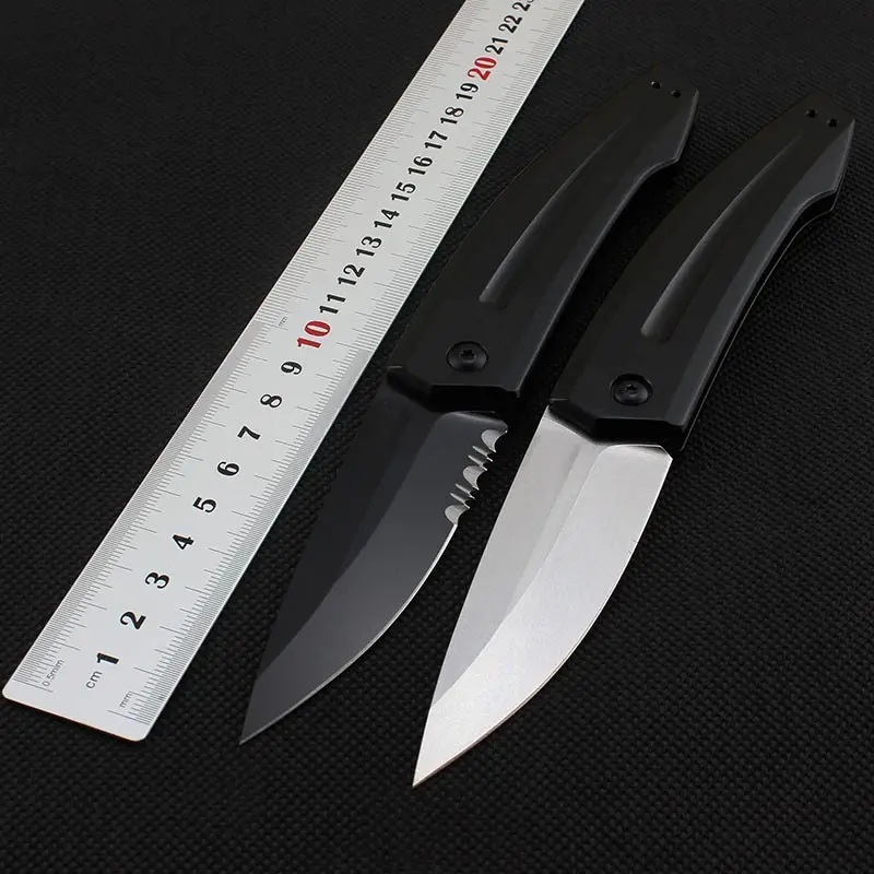 

58-60HRC kershaw 7200 half serrated folding knife D2 blade Aluminum handle folding knife outdoor EDC camping tool Survival tool