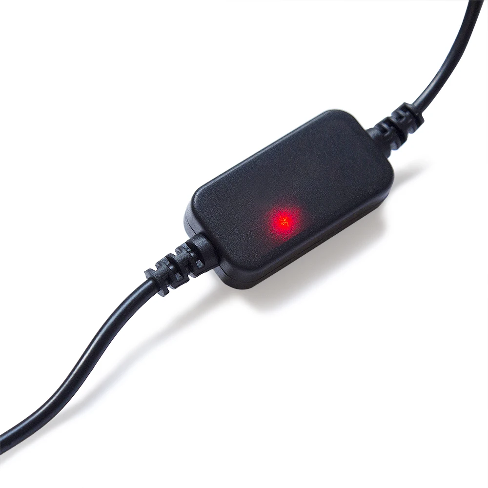 12 В usb-разъем для автомобиля мужской и женский автомобильный прикуриватель гнездо конвертер для DVR камера памяти GPS E-Dog 0,6 м 1,2 м 3,2 м красный свет