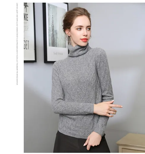 Brand Wool Female Sweters Women Invierno 2018 Winter Short Bottoming Women's Turtleneck Fashion Warmth Women Sweater white (3)