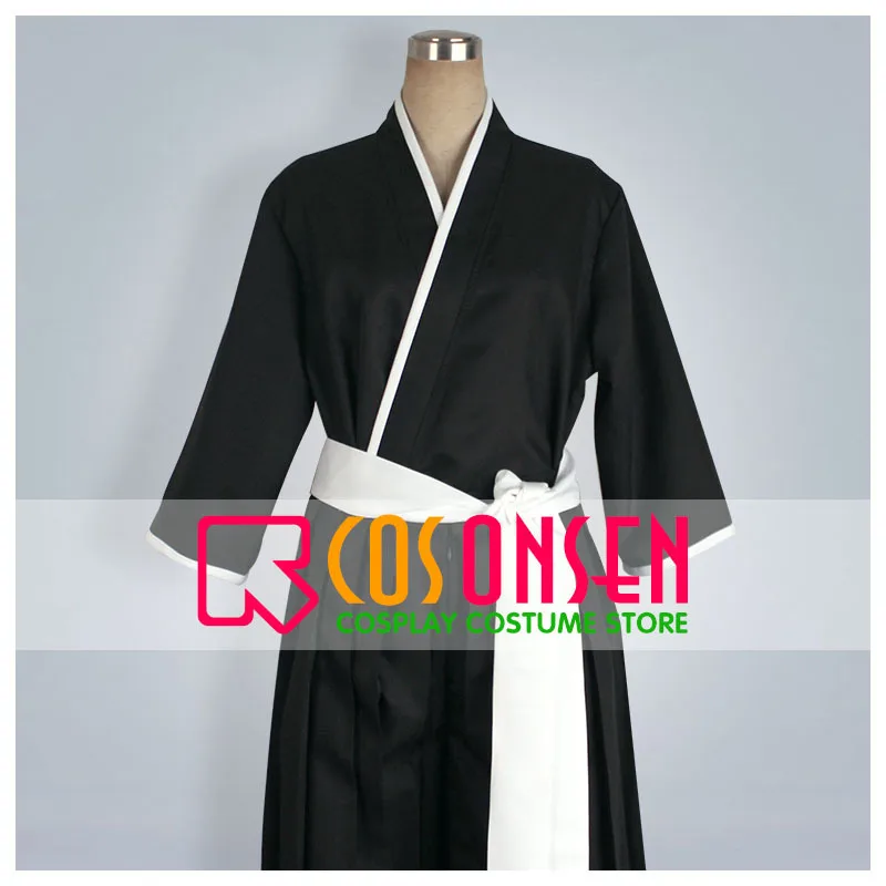 

COSPLAYONSEN Bleach Kuchiki Rukia Black Kimono Cosplay Costume All Size Custom Made