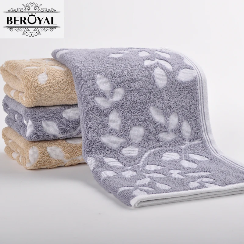 Beroyal Brand Hand Towel 1pc 34*75cm Autumn Leaves Collection Spa