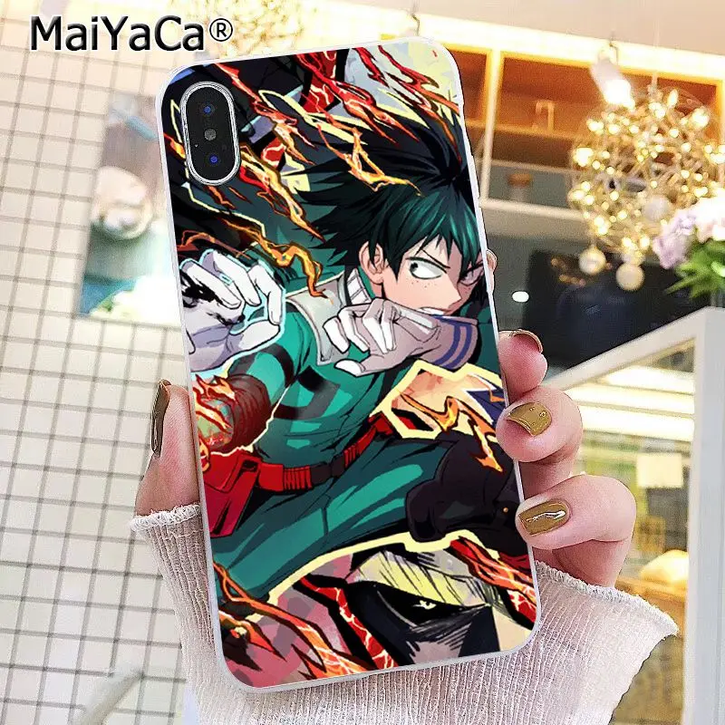 MaiYaCa аниме мой герой Academy deku bakugou Boku no Hero Academy чехол для телефона для iphone 11 Pro 8 7 6 6S Plus X XS MAX 5 5S SE XR - Цвет: A6