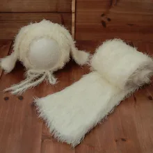 Новорожденных стрейч вязать Wrap Детские фотографии реквизит Джерси вязать Wrap пеленать новорожденного мягкий слой ткани для фотосессий