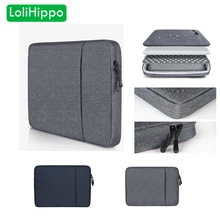 LoliHippo Portable Laptop Liner Bag Black Gray Notebook Sleeve Case Bag for Apple Macbook Air Pro Retina 13.3 Inch Ultra Light
