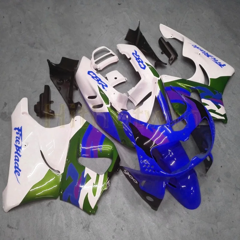 Капот мотоцикла на заказ для HONDA CBR900RR 1994-1997 CBR900 RR 94 95 96 97 ABS пластиковые Обтекатели+ Botls+ синий белый