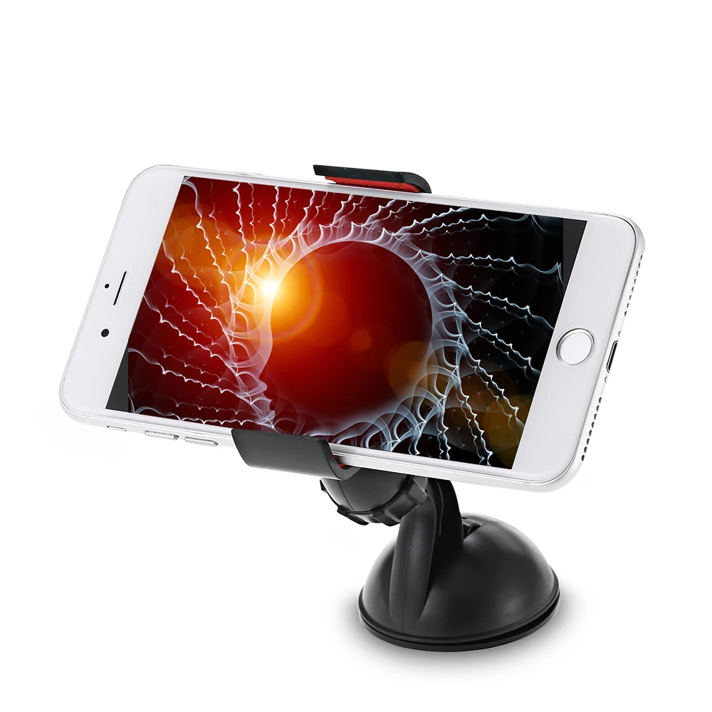 

ZEEPIN Car Phone Mount Holder With Windscreen Suction For iPhone Samsung Smartphone Universal Mobile Phone Stand Rotation