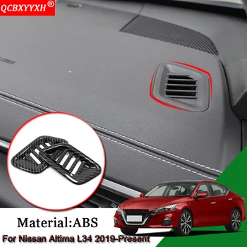 

Car Styling Car Dashboard Frame Air Conditioning Outlet Cover Sequins Stickers Accessories For Nissan Altima L34 2019-Present