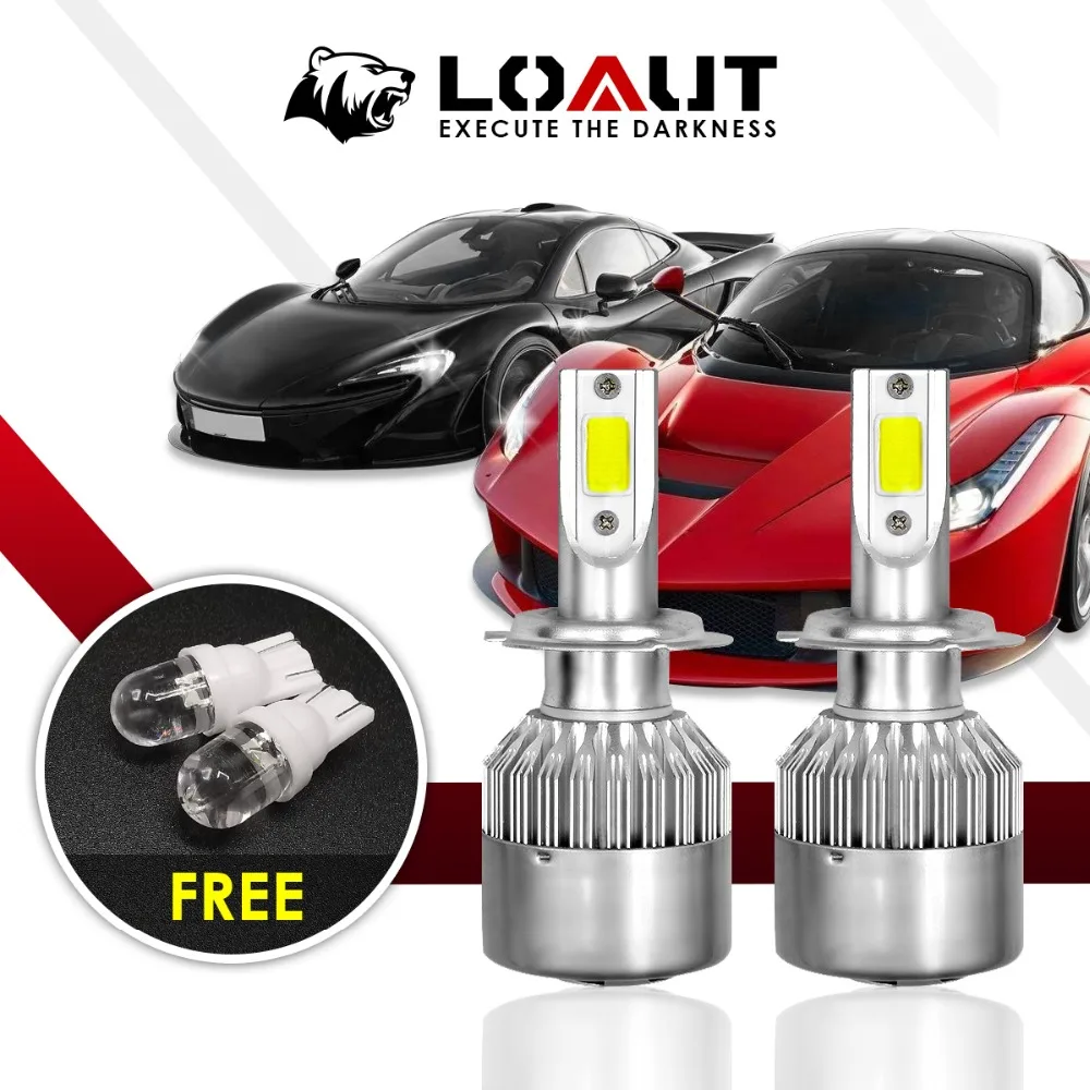 

H4 LED H1 H3 H11 880 9005 HB3 9006 HB4 H13 9004 9007 H7 LED 9003 HB2 Super Bright Headlights bulb 36W 6000K Auto Lamp Styling