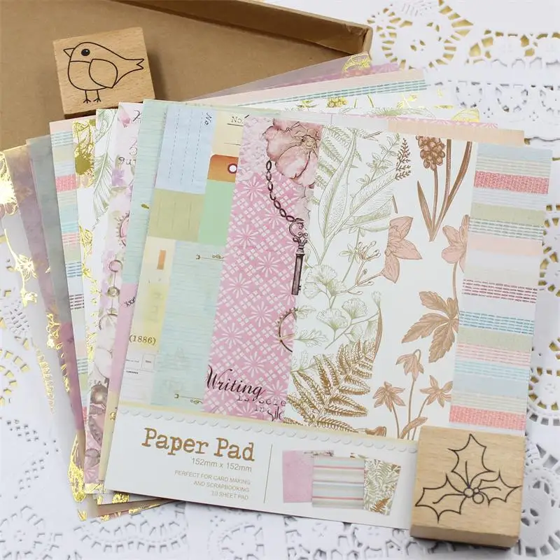 

ZFPARTY Lovely Series Material Paper Set for Scrapbooking DIY Projects/Photo Album/Card Making Crafts