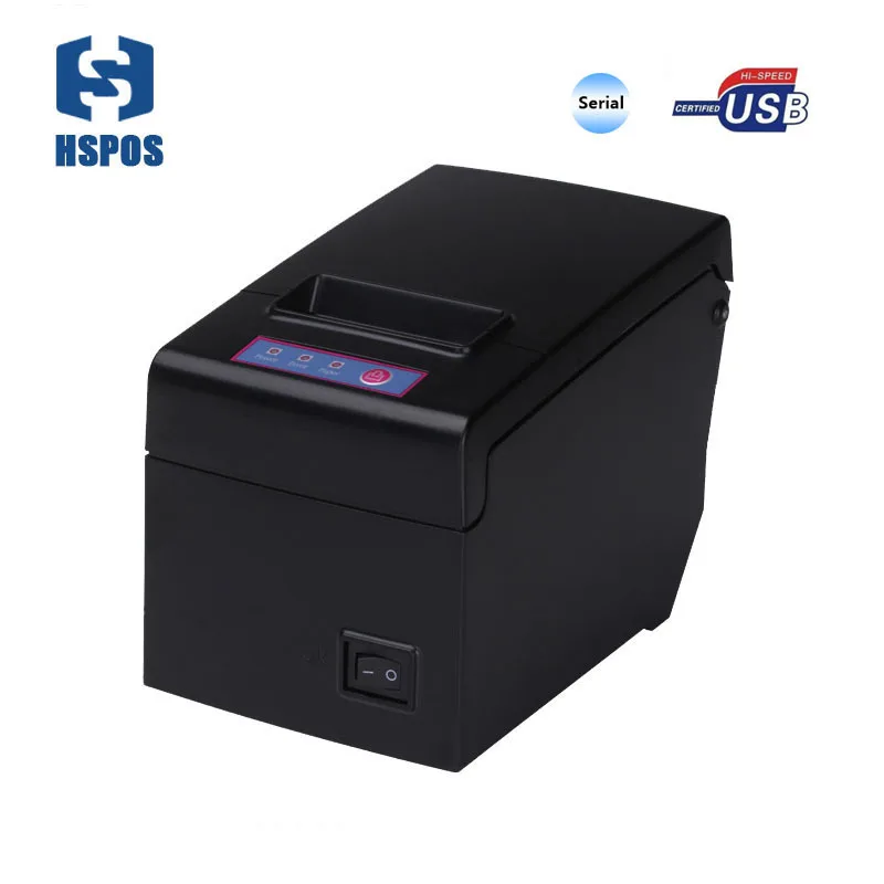 58mm serial thermal printer QR code barcode printing USB pos receipt